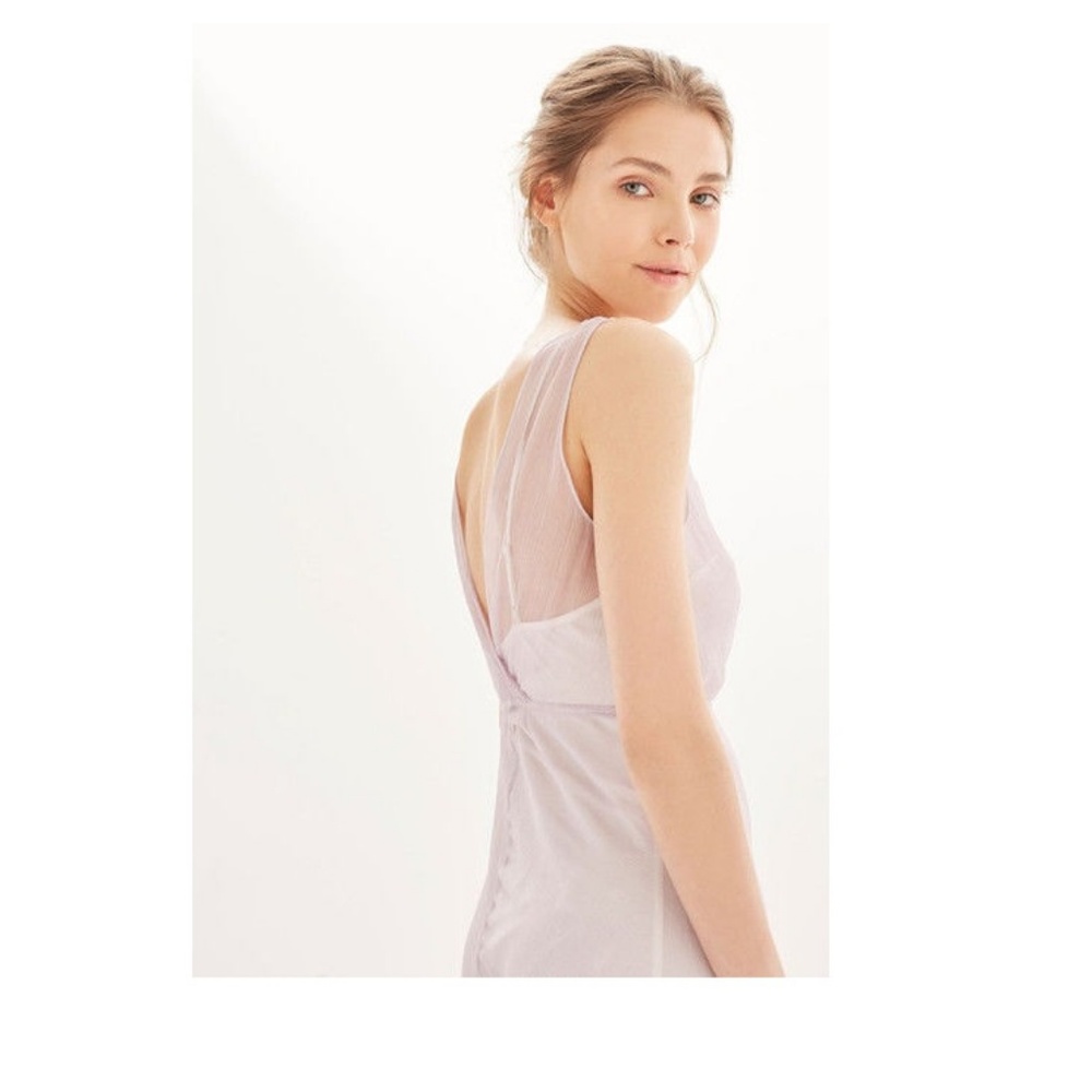 TOPSHOP Bride Column Gown Luxury Pure Silk Dress - Picture 2 of 6